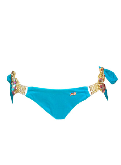 Amber Tie Side Bottom - Turquoise - Regina's Desire Swimwear