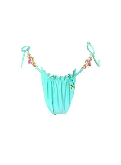 LUXE Candy Thong Bottom - Mint Green - Regina's Desire Swimwear