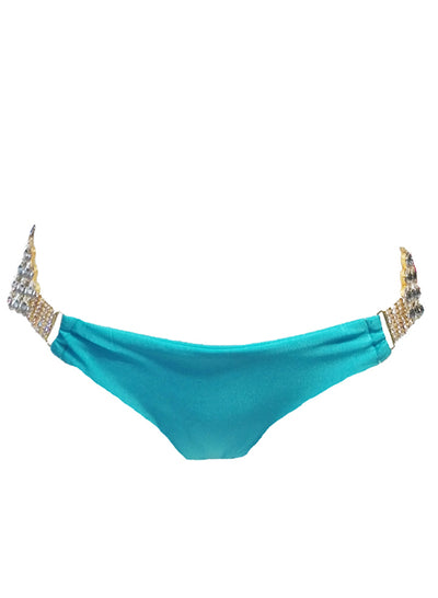 Gina Skimpy Bottom - Turquoise - Regina's Desire Swimwear