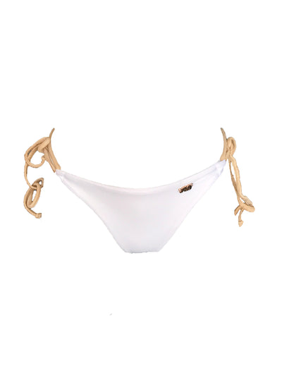Maya Thong Bottom - White - Regina's Desire Swimwear