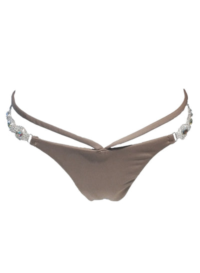 Shanel Tango Bottom - Brown - Regina's Desire Swimwear