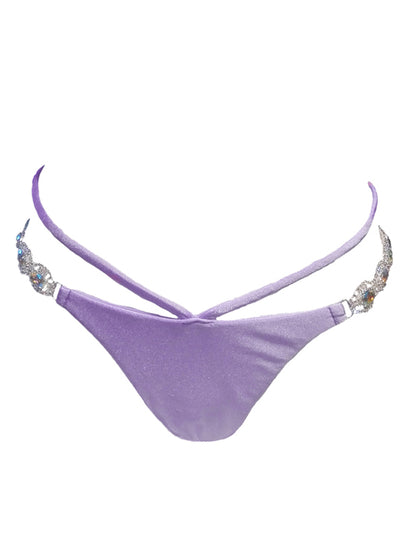 Shanel Tango Bottom - Purple - Regina's Desire Swimwear