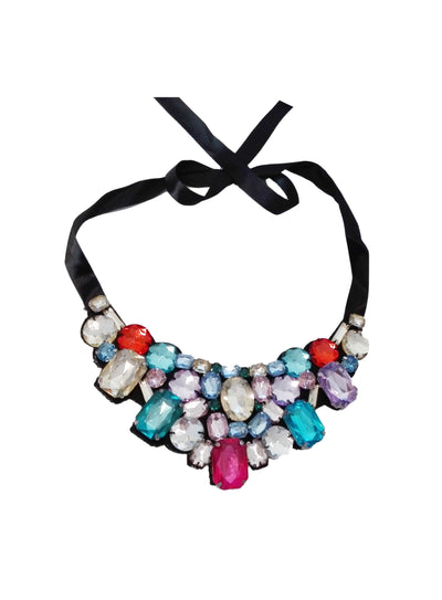 Gemstone Bow Tie Necklace - Regina's Desire Swimwear